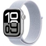 Apple Watch Series 10 42mm stříbrný hliník s oblačně modrým provlékacím řemínkem MWWD3QC/A – Zbozi.Blesk.cz