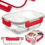 Orion Skleněná dóza s víkem dělená 230 ml + 370 ml – Zboží Dáma