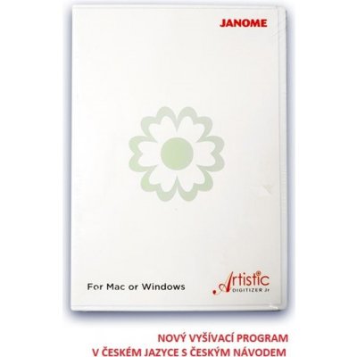 Janome Artistic Digitizer Junior software pro tvorbu výšivek – Sleviste.cz