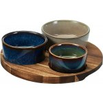Excellent Houseware Servírovací misky na akátovém podnose sada 4 ks KO-278001190 – Sleviste.cz