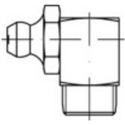 TOOLCRAFT Kužel mazací hlavice Galvanicky pozinkovaná ocel třídy 5.8 M10 100 ks – Zbozi.Blesk.cz