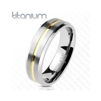 Spikes USA Pánský snubní prsten titan TT1043 6