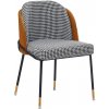 Jídelní židle MOB Rodon černobílá / velbloudí