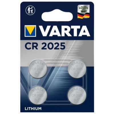 Varta CR 2025 Baterie 4ks 4008496996285 – Zbozi.Blesk.cz