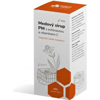 PM Medový sirup s echinaceou a vitamínem C 200 g – Hledejceny.cz