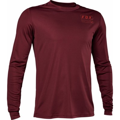 Fox Ranger LS Jersey Swath Dark Maroon – Hledejceny.cz