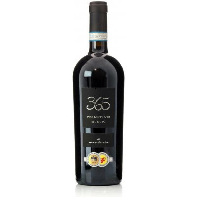 365 Primitivo di Manduria 15% 0,75 l (holá láhev) – Sleviste.cz
