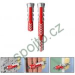 Fischer DUOPOWER 10x50 mm (balení 50 ks) - univerzální uzlovací hmoždinky – Zbozi.Blesk.cz