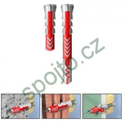 Fischer DUOPOWER 10x50 mm (balení 50 ks) - univerzální uzlovací hmoždinky – Zbozi.Blesk.cz