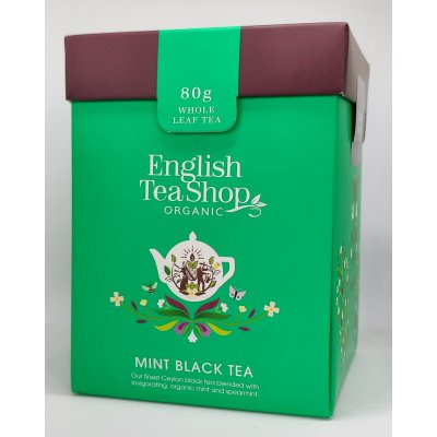 English Tea Shop Sypaný Černý čaj s mátou bio 80 g – Zbozi.Blesk.cz