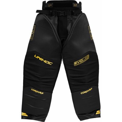 Unihoc Alpha Evolab Goalie Pants Black-Gold – Zboží Dáma