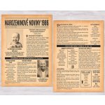 Narozeninové noviny 1986 – jednostranné až čtyřstranné – Zbozi.Blesk.cz