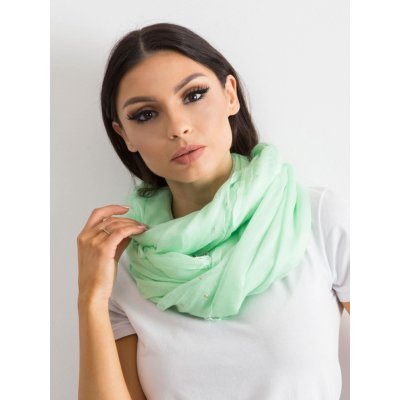 Basic světle zelený dámský šátek s kamínky at-ch-f84037.32p-light green – Zbozi.Blesk.cz