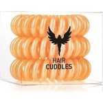 HH SIMONSEN Hair Cuddles Orange 3ks - spirálové gumičky do vlasů - oranžové – Zboží Mobilmania