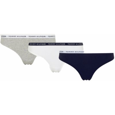 Tommy Hilfiger 3Pack tanga kalhotky UW0UW028290TF černá bílá šedá – Zbozi.Blesk.cz