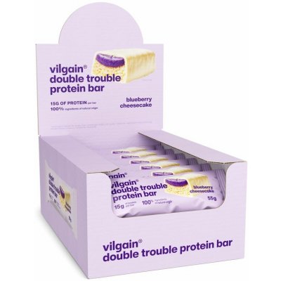 Vilgain Protein Bar 12 x 55 g – Zboží Mobilmania