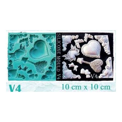 Silikonová forma srdce - Galias Moulds – Hledejceny.cz