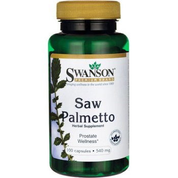 Swanson Saw Palmetto 540 mg 100 kapslí