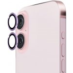 ENKAY 87012 ALU Sklo pro fotoaparát Apple iPhone 16 / 16 Plus fialové – Zboží Živě