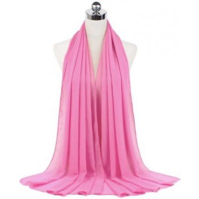 Šifónový šál přes společenské šaty Růžová – Zbozi.Blesk.cz