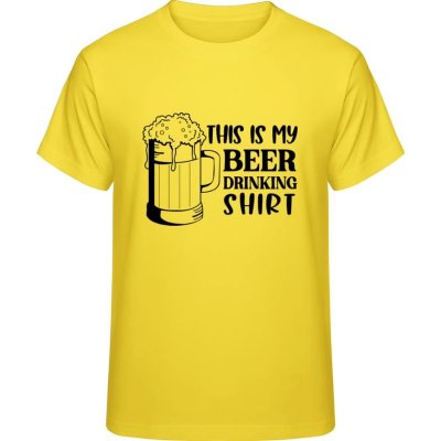 Premium tričko - Toto je moje Pivní tričko - zlatá