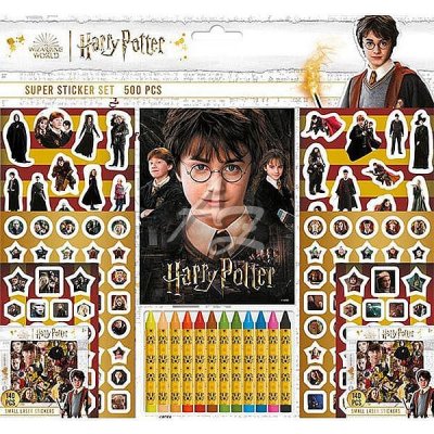Samolepkový set s voskovkami 500 ks Harry Potter – Zbozi.Blesk.cz