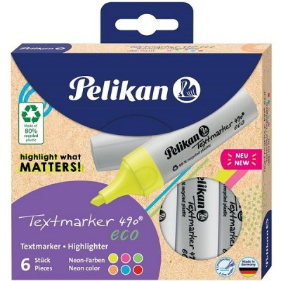 Pelikan Eco 490 sada 6ks neonové barvy – Zboží Živě