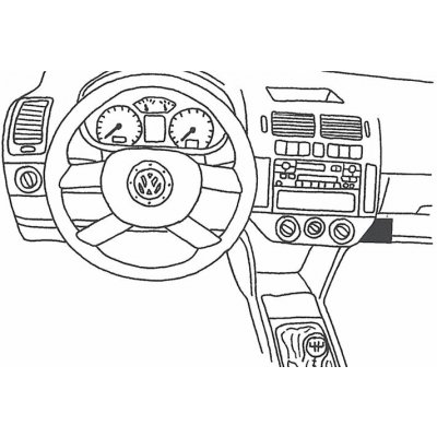 Konzole pro držák mobilního telefonu do VW Polo – Sleviste.cz
