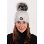 Čepice R-JET Top fashion exclusive ohrnutá sv.šedá-stř. lur ČB bamb. – Hledejceny.cz