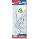 Maped Sada pravítek Geometric Maxi 4dílná čirá 242767 – Zboží Živě