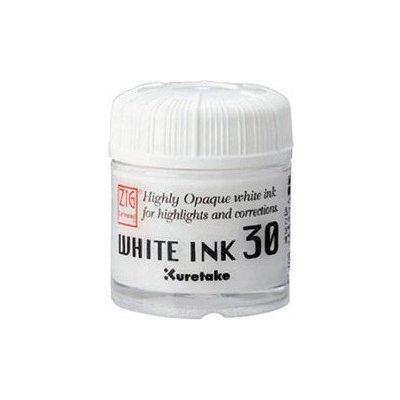 Kuretake Bílý inkoust White ink 30 – Zboží Mobilmania