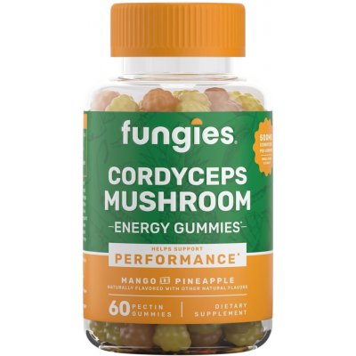 Fungies Cordyceps Mushroom Energy Gummies 60 ks – Hledejceny.cz
