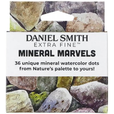 Daniel Smith Vzorník akvarelových barev Mineral Marvels, 36 barev – Zboží Mobilmania