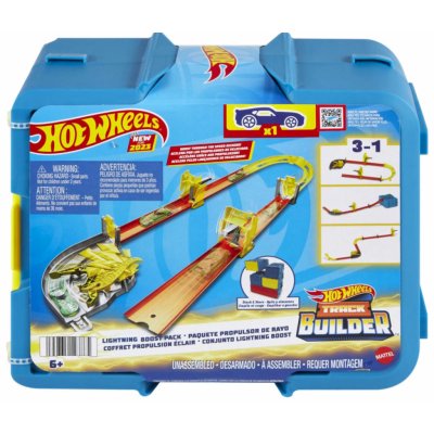 Mattel Hot Weels Track Builder set s autíčkem pro stavitele Blesky box