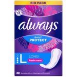 Always Daily Protect Long Fresh Scent slipové vložky s parfemací 48 ks – Zboží Mobilmania