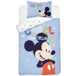 Detexpol povlečení Mickey Cool blue 100 x 135 cm 40 x 60 cm – Zboží Mobilmania