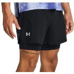 Under Armour šortky UA LAUNCH 5 2-IN-1 shorts -BLK 1382640-001 – Zboží Mobilmania
