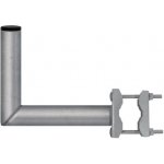 Anténní držák 25cm na balkon s třmenem, trubka 42/2mm, výška 16cm – Zboží Mobilmania