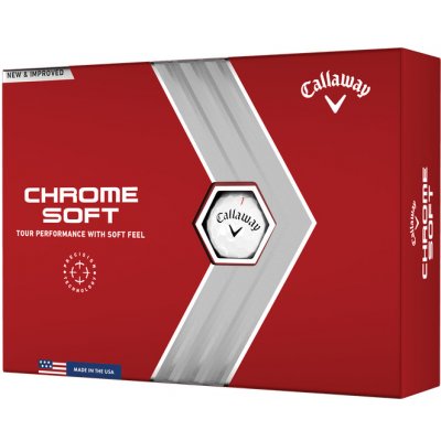 Callaway balls Chrome Soft 22 4-plášťové 3 ks – Hledejceny.cz