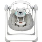 MoMi houpací lehátko s melodiemi Liss Bear tyrkysová – Zboží Dáma