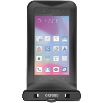 Voděodolný kryt telefonů na řidítka motorek Oxford Aqua Dry Phone - černá | Zboží Auto
