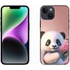 Pouzdro a kryt na mobilní telefon Apple mmCase Gelové iPhone 14 - roztomilá panda