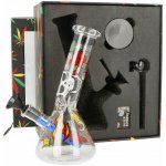 Super Heroes Skleněný bong Giftset Blue 18cm – Zboží Dáma