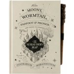 Cure Pink poznámkový blok Harry Potter: The Marauders Map A5 14,8 x 21 cm SR72325 – Hledejceny.cz