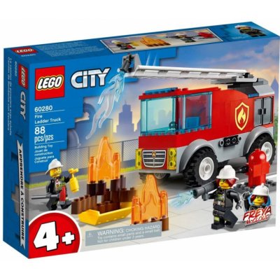 LEGO® City 60280 Hasičské auto s žebříkem – Zboží Mobilmania