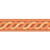 Impol Trade Samolepící bordura antické vlnovky hnědo-oranžové 53014 10m x 5,3cm