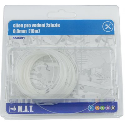 Silon pro vedení žaluzie 0,8mm (10m) blistr – Zboží Mobilmania