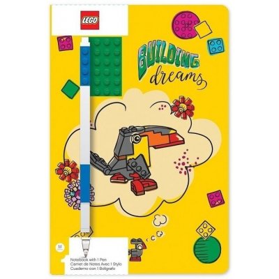 LEGO Stationery Zápisník A5 s modrým perem - Building Dreams