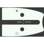 Oregon Lišta vodící Versacut 20" 208VXLHD009 – Zboží Dáma