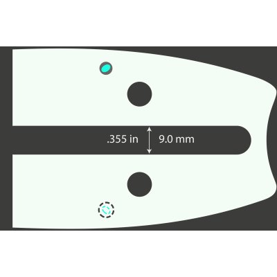 Oregon Lišta vodící Versacut 20" 208VXLHD009 – Zboží Dáma